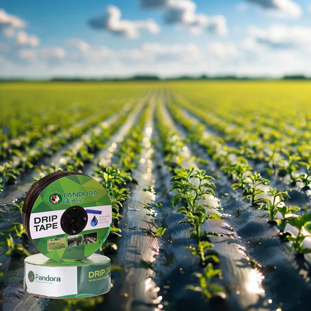 Pandora Custom Automatic Drip Irrigation Tape 8 mil to 30cm Spacing 10cm to 20cm Thickness Watering Irrigation System