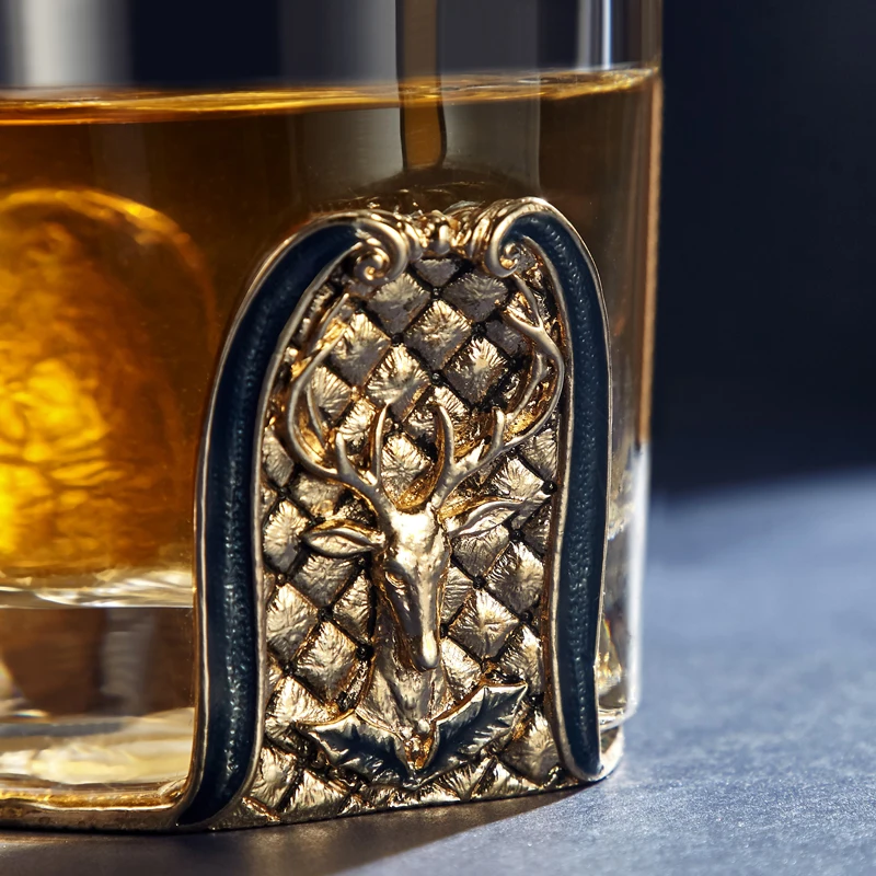 Creative rotating hammer pattern 200ml vintage Japanese acrylic Crystal Wine whiskey Glass Cup for whisky