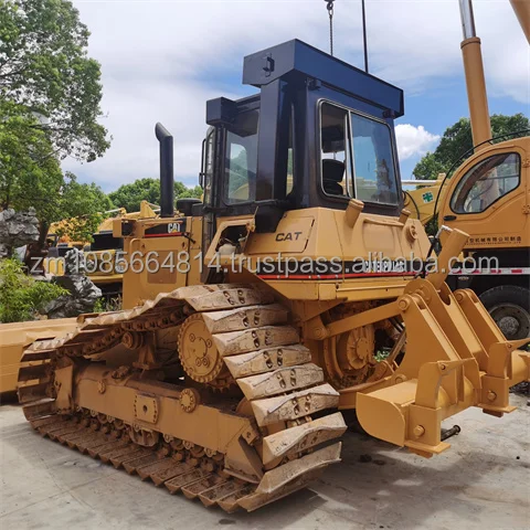 Used CAT D5M Bulldozer Cheap Crawler Bulldozer CATERPILLAR CAT D5M D5 D6N D6M Swamp Bulldozer attached with ripper available