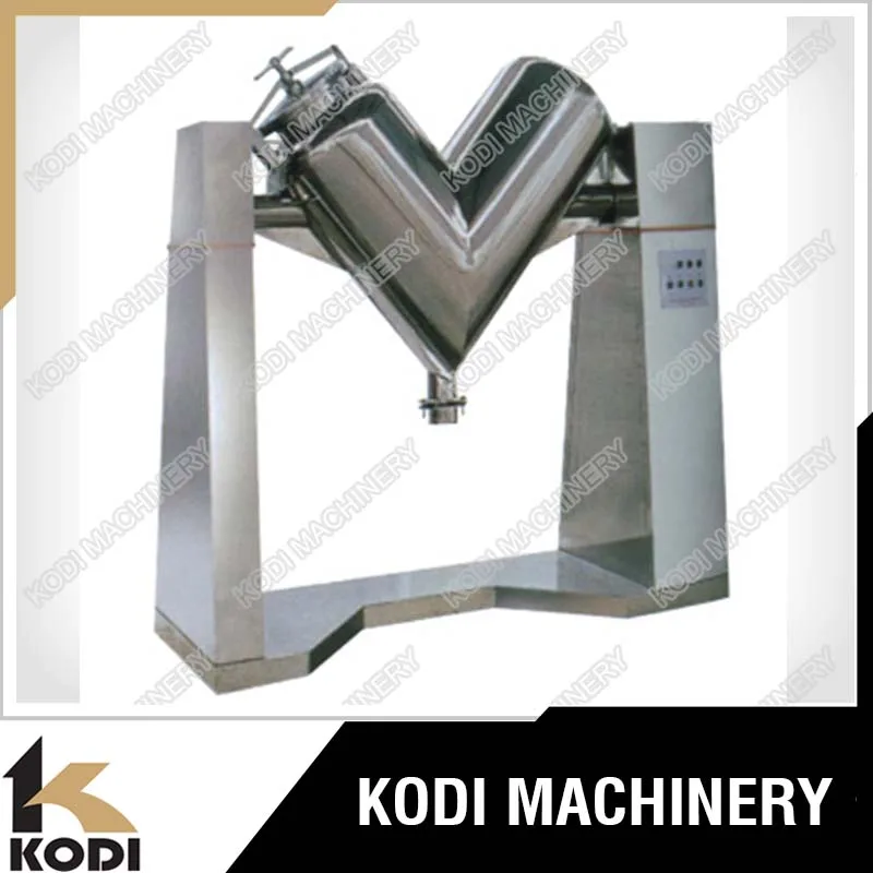 V Shape Stainless Steel Powder Mixer Blender With Forced Stirrer