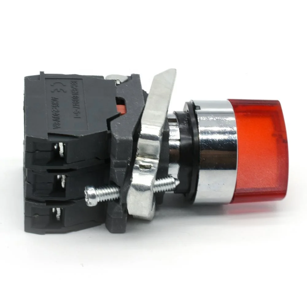 IEHC YB4 (XB4)-BK153M5/154M5/155M5 2 3 position stay put with light 220V NO+NCbutton switches rotary power button