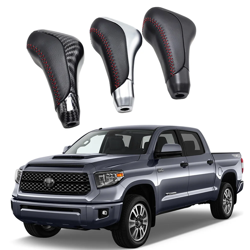 Ручка переключения передач из натуральной кожи и углеродного волокна для TUNDRA 2015-2019 TRD PRO 4runner FJ LAND CRUISER PTR573414102