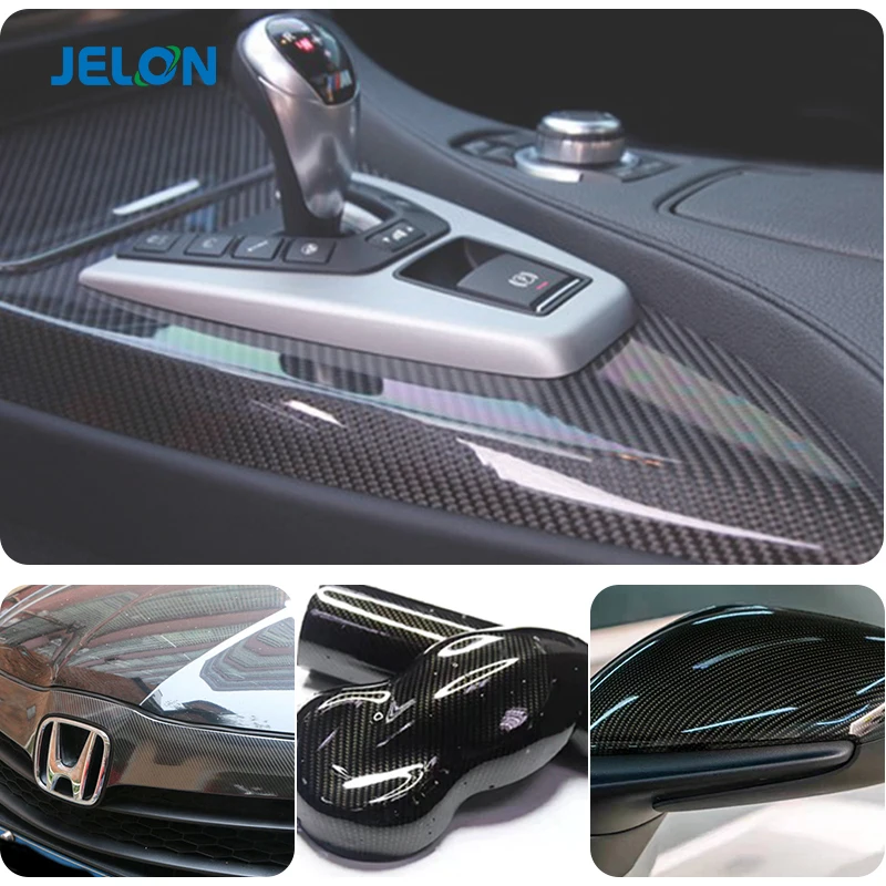 Car Door Guards Door Sill Protector 5D Carbon Fiber Car Wrap Film Vinyl Automotive Wrap Film Car Door Sill Film