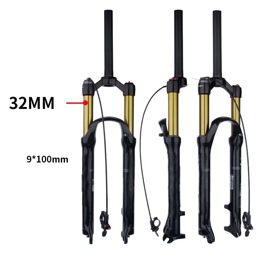 Высокопрочная вилка для горного велосипеда из магниевого алюминиевого сплава передняя подвеска воздушное Демпфирование 26 27 5 29 дюймов Велосипедная