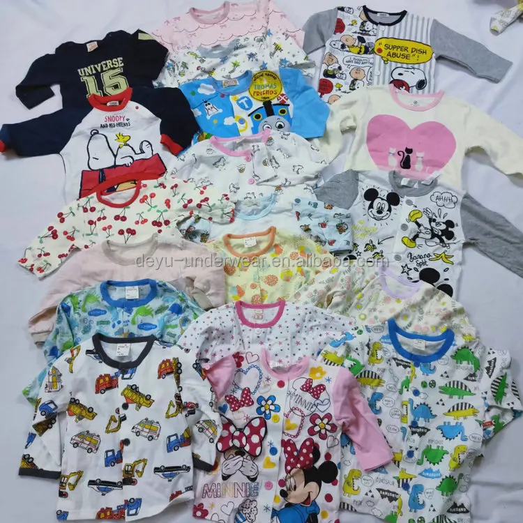 
1.45 Dollars Model LY006 Series Mixed Style Long Sleeve For Boys And Girls Good Quality baby boy tops 