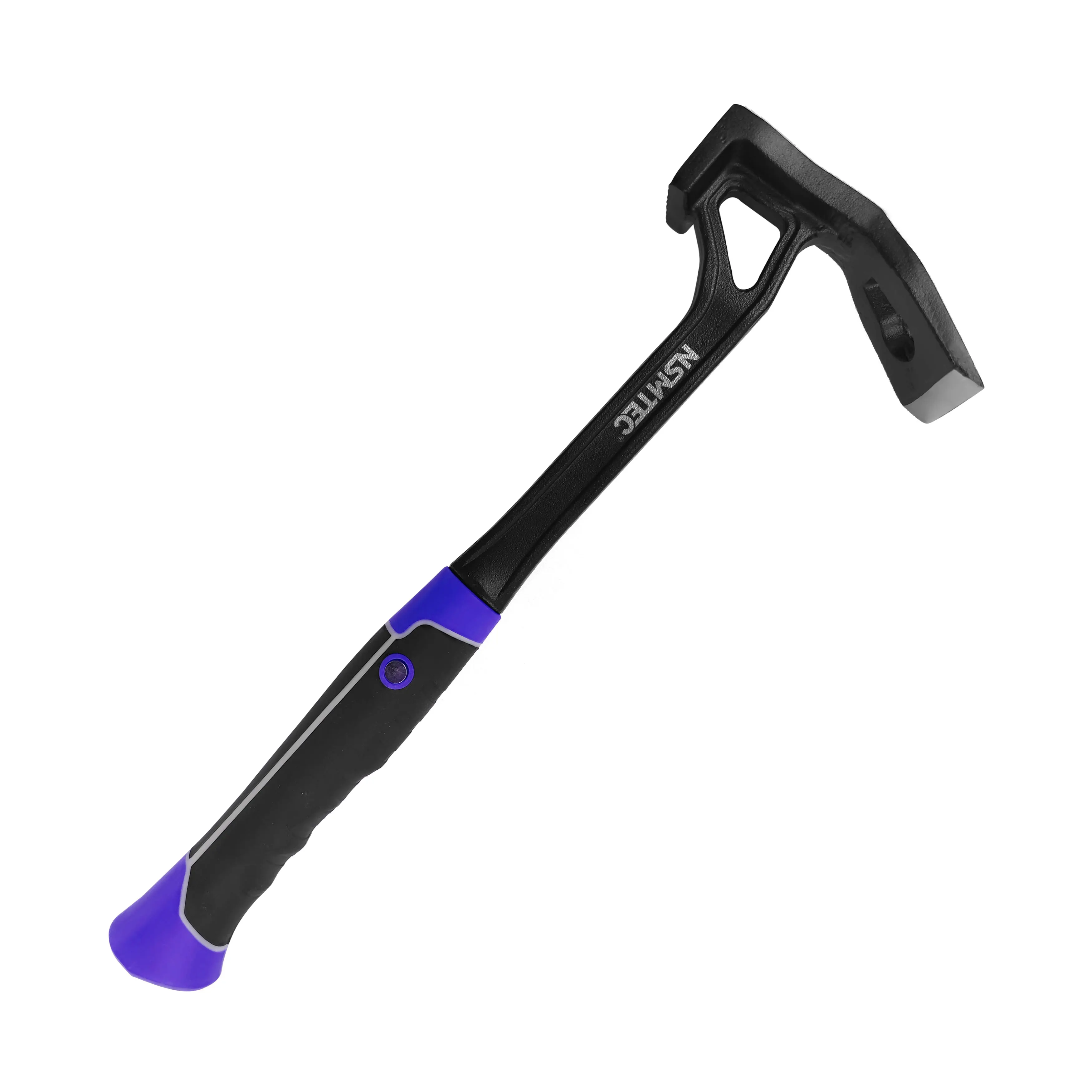 Beveled Cutting Edge 600g Real Steel Milled Face Hoe End Dual Head Hammer Hoe with Heavy Duty Forged Adze