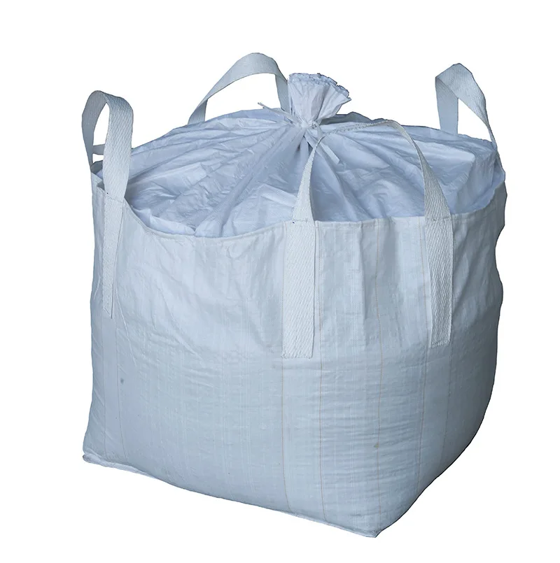 1-1.5 Ton brand new eco-friendly pp custom big FIBC Jumbo ton bags for packaging loading and storing sand building materials etc Woven jumbo bag
