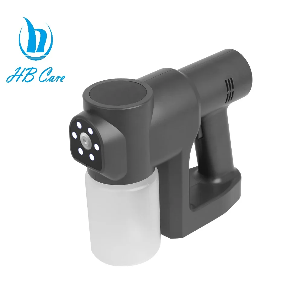 2021 portable nano atomizer air spray guns 300ml Nano blue light atomizer alcohol water spray gun