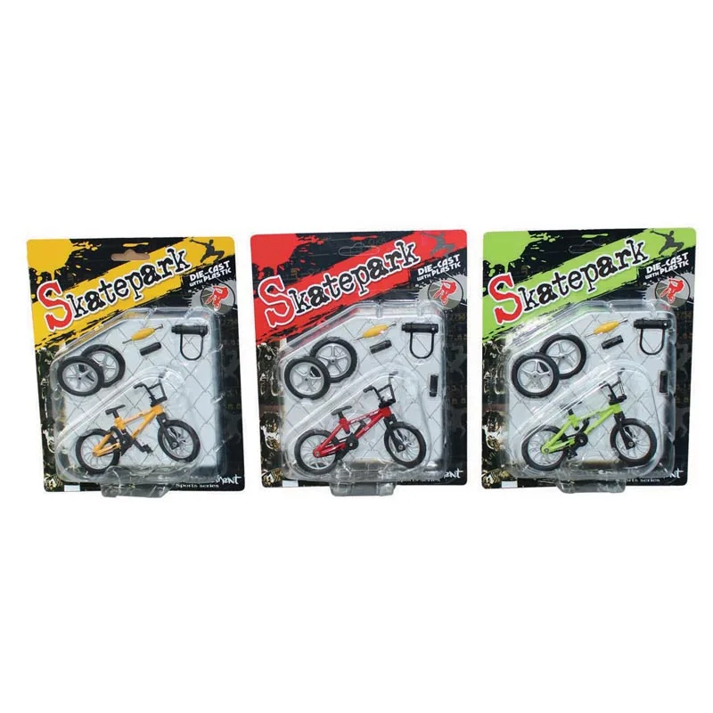 Hot Selling Finger Skatebike  Mini Alloy Bike BMX Toy Creative Fingertip Finger Skateboard Desktop Game Vitality Board