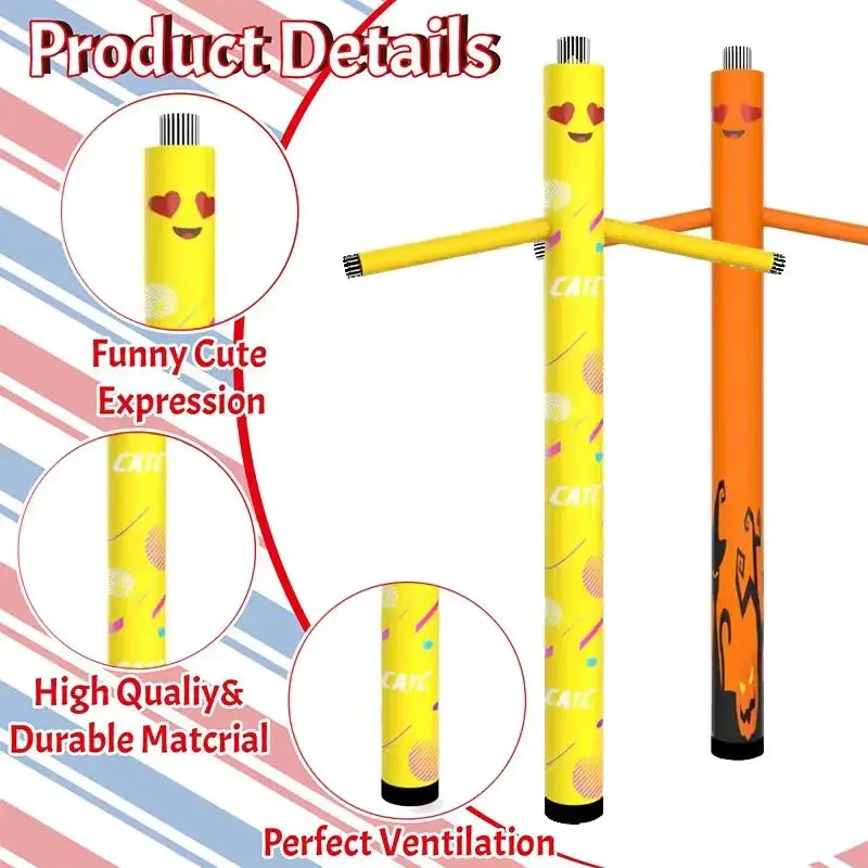 CATC Events Air Dancer Waved Inflatable Tube Man for Exhibition Trade Show PVC Advertising Inflatables for Versatile Usage