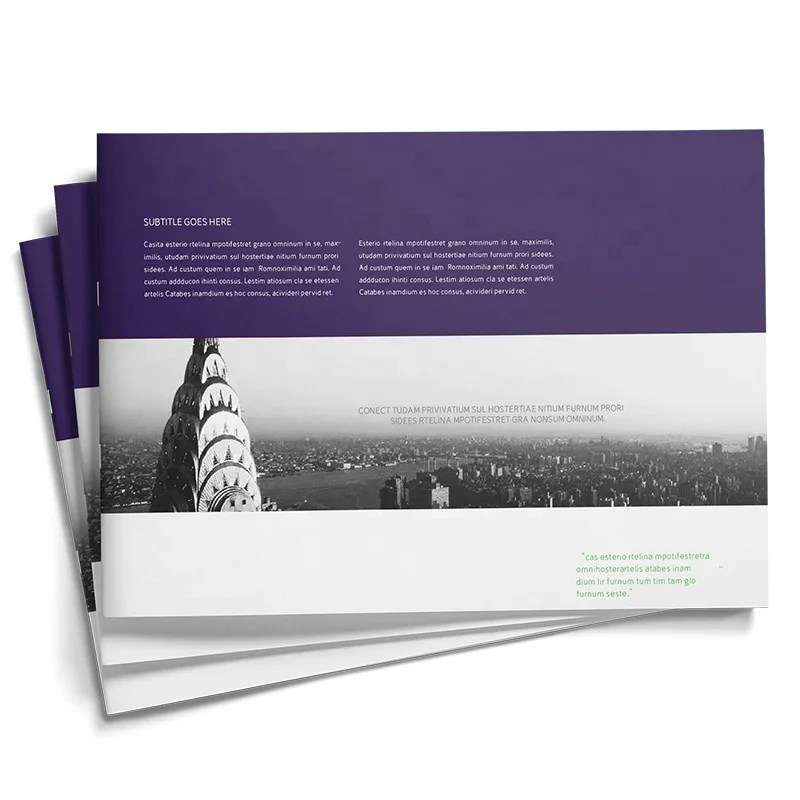 Высококлассная брошюра, каталога, листовка, листовка, брошюра, печать на заказ, журнал, книги