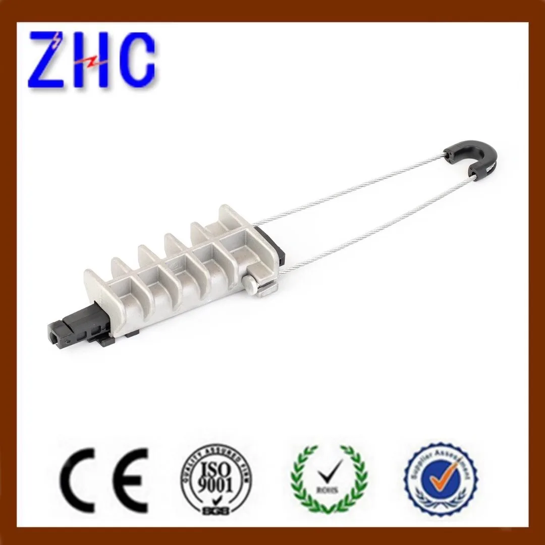 Контактного провода кабеля самоподдерживающийся сборка фурнитура арматура дверная алюминиевый сплав тупик Натяжной зажим