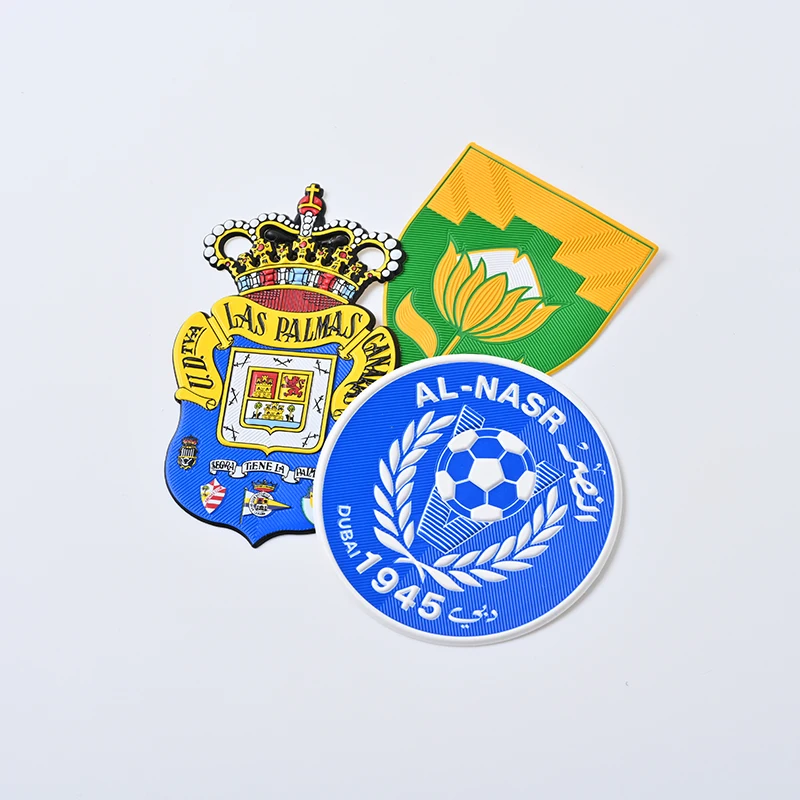 Custom High Class 3D TPU Football Team Heat Transfer Heat Press Patch For Clothing Badges