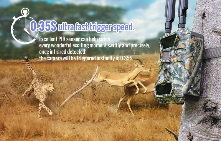 no need insert SIM card support sending pictures 12MP wifi trail camera