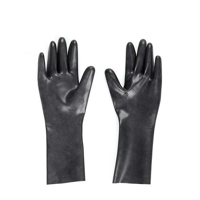 Wholesale Handmade Fetish Sexy 3D wrist Powder Free Small Latex Glove womens tight short gloves