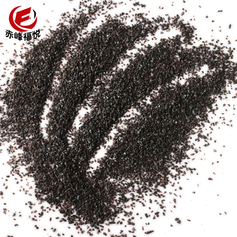 India Price Brown Oxide Grits 14# 16# 24# Brown Aluminium Oxide BFA For Sandblasting In Stock