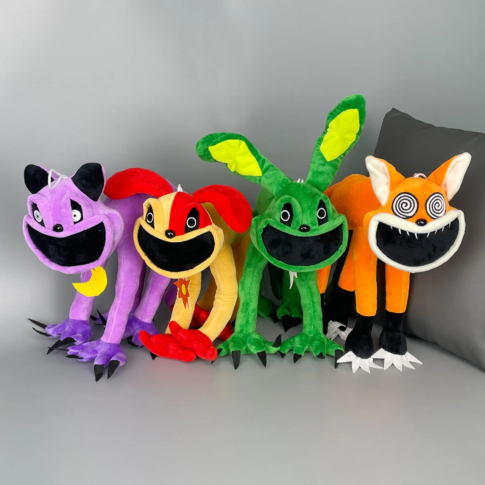 Smiling Critters Poppy Mutant Purple Cat Horror Doll Coin Operated Games Soft Velvet Toys
