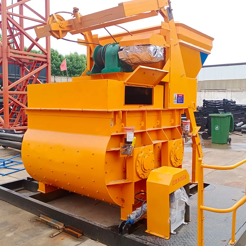 JS500 JS750 JS1000 JS500 JS1500 JS2000 JS3000 concrete mixers prices twin shaft concrete mixer for sale