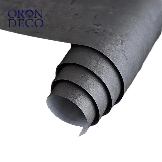 ORON DECO Matte Cement Concrete Wallpaper Peel And Stick Self Adhesive Wallpaper Vinyl Waterproof Wall Sticker for Bathroom