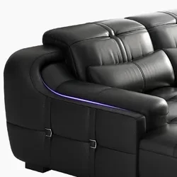 Living Room Sofa best selling 3+2+1 soft genuine leather sofa