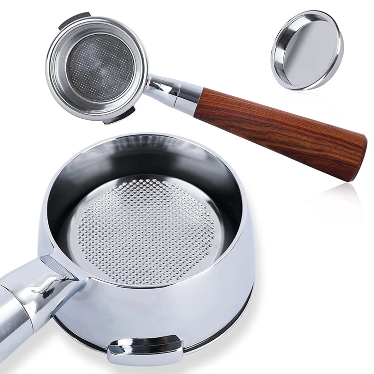 Hot sale natural wooden coffee handle filter Espresso Press