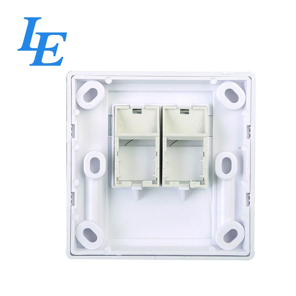 rj45 Faceplate Shutter Ethernet Wall Face  Plate