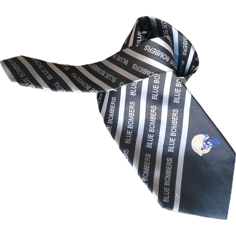 Customized Logo Microfiber Man Necktie