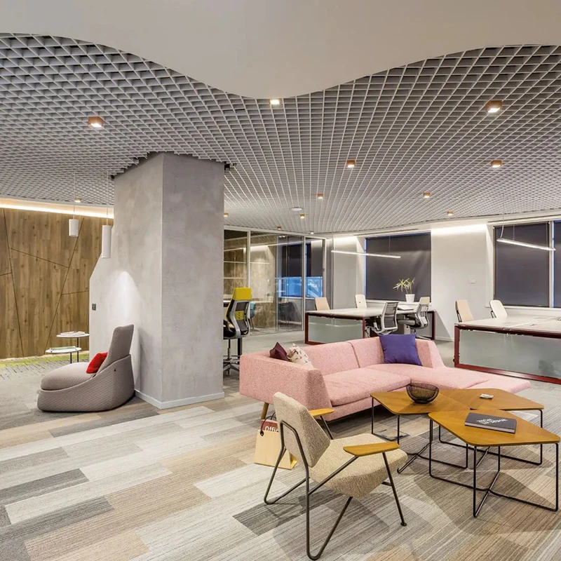 Interior Decoration Garage Metal Ceiling Perforated Aluminum Grille