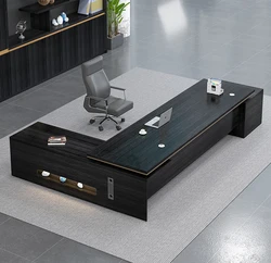 Высококлассный современный офисный современный высокотехнологичный офисный стол l-образной формы