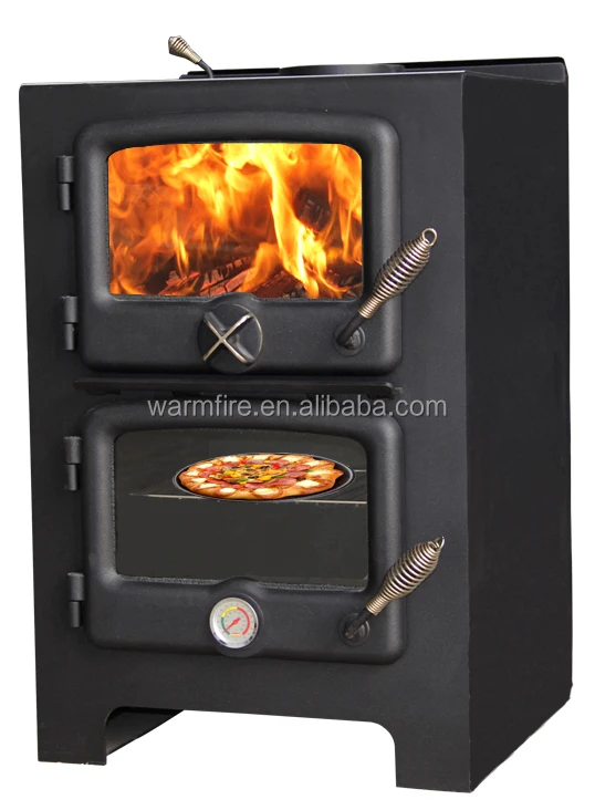 Warmfire high quality wood stove with oven hot  sell wood heater