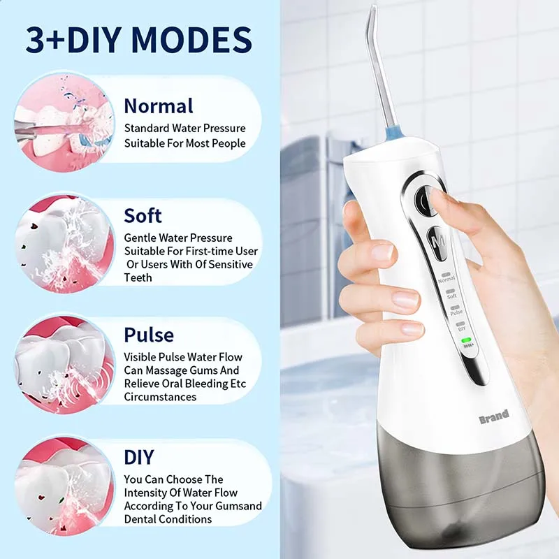 New Portable Rechargeable Oral Care Water Flosser Teeth Cleaner Dental Oral Irrigator