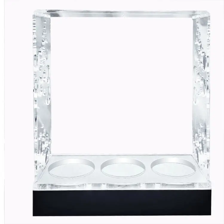 2020 Creative Free Portable Standing Table Top Acrylic Wine Rack Advertising Table Stands