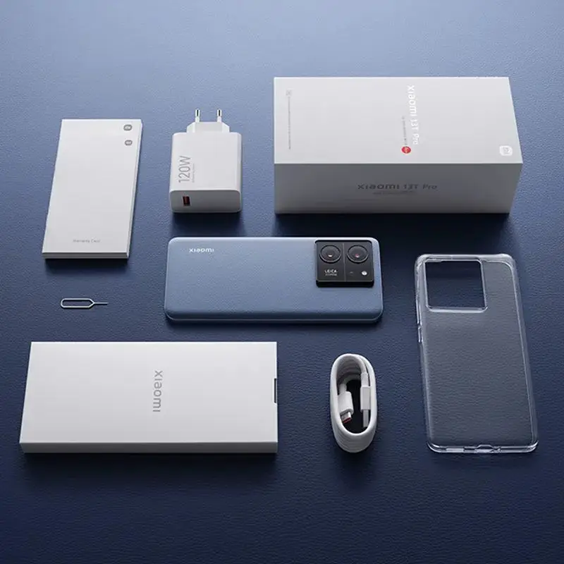 Новейшая глобальная версия Xiaomi 13T Pro 5G 50MP Leica камера 144 Гц amooled дисплей 5000 мАч батарея 120 Вт гиперзарядка IP68 водонепроницаемый