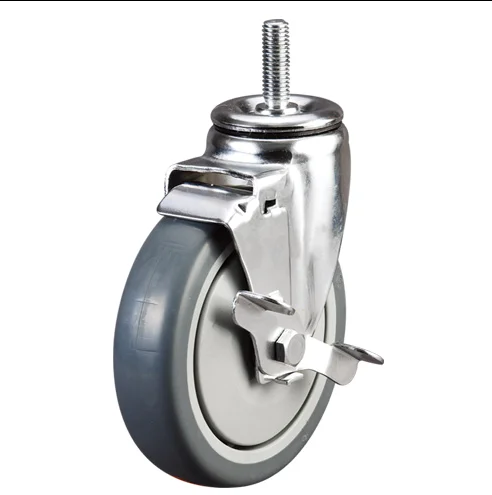 4inch thermoplastic rubber swivel caster wheel 120Kg capacity