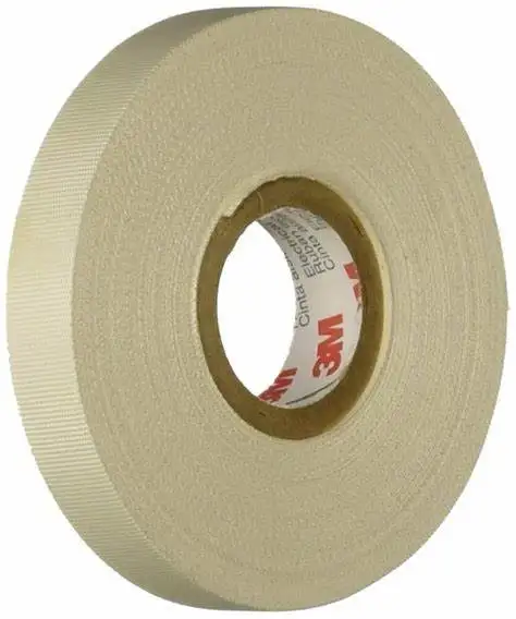 3M 27 Glass Cloth Electrical Tape with Pressure-Sensitive Rubber Thermosetting Adhesive