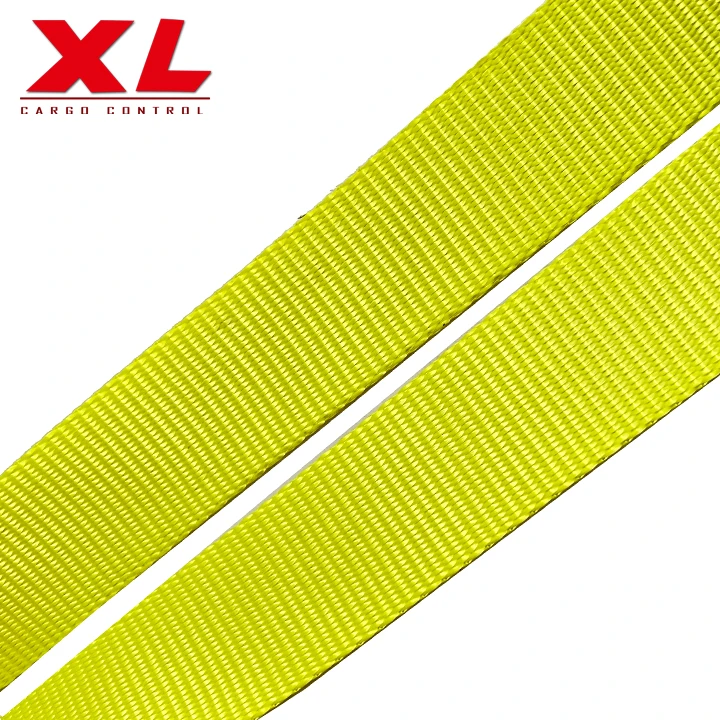 100% polyester belt material cargo lashing strap belt WLL0.8t~10t width 25mm~100mm