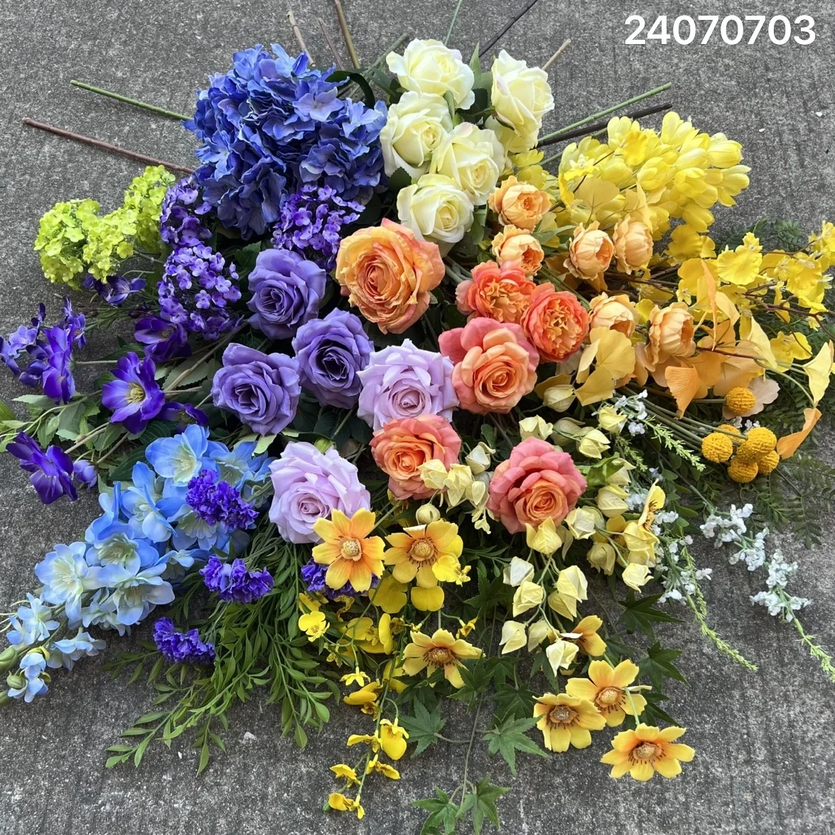 Arch Artificial Rose Blue Yellow Wedding DIY Party  Garden Balcony Patio Event Decoration Artificial Arch Decoration Flower
