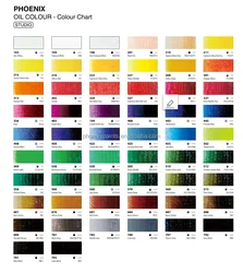 Fine Art Oil Colors Tube Phoenix Artist  120ml Oil Color Paint For Painting