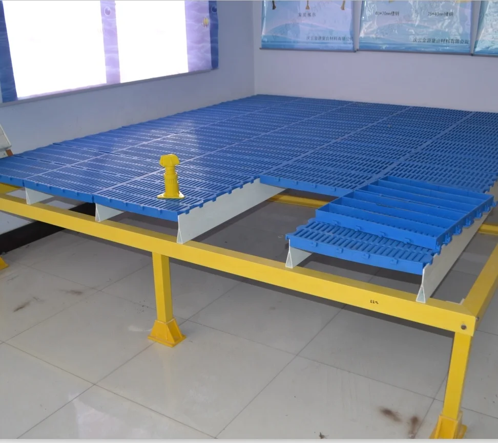 High Quality Pig Farm Plastic Floor 700*700 mm Plastic Floor Slate for Pig Farm Equipment