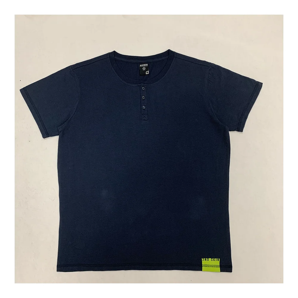 Wholesale Basic Style Placket Button Customizable Logo Breathable Casual Polo T-shirt Short Sleeve For Men 100% Cotton