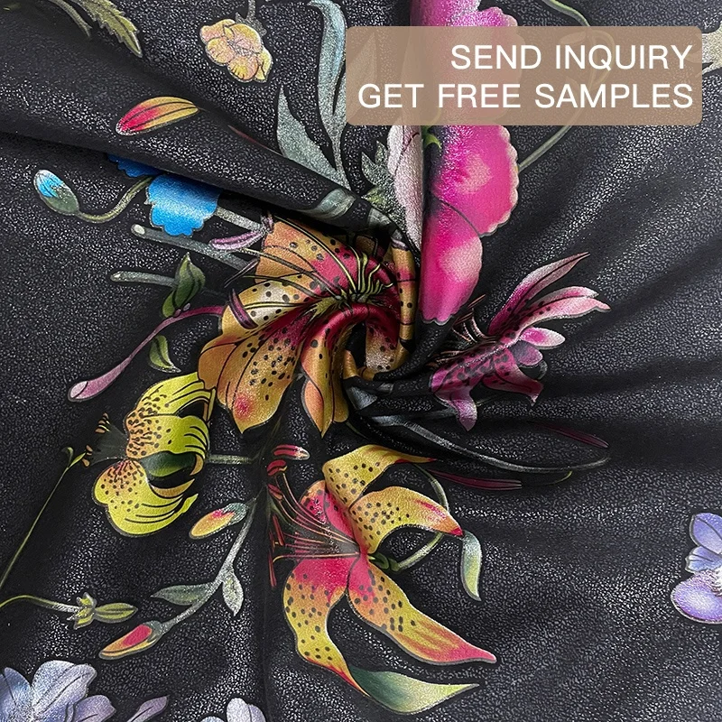 esse textile scuba suede foil 95%terylene 5%spandex fabric for woman tops fashionable  garment shirts dress