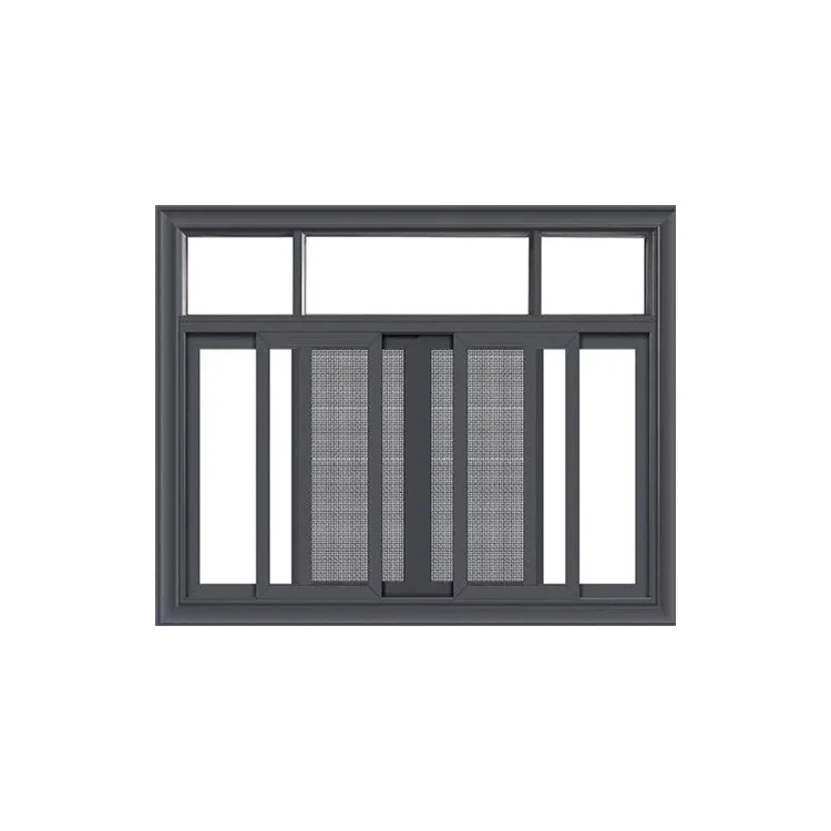 Hot selling acoustic insulation energy-saving aluminum profile single sliding window/double sliding window