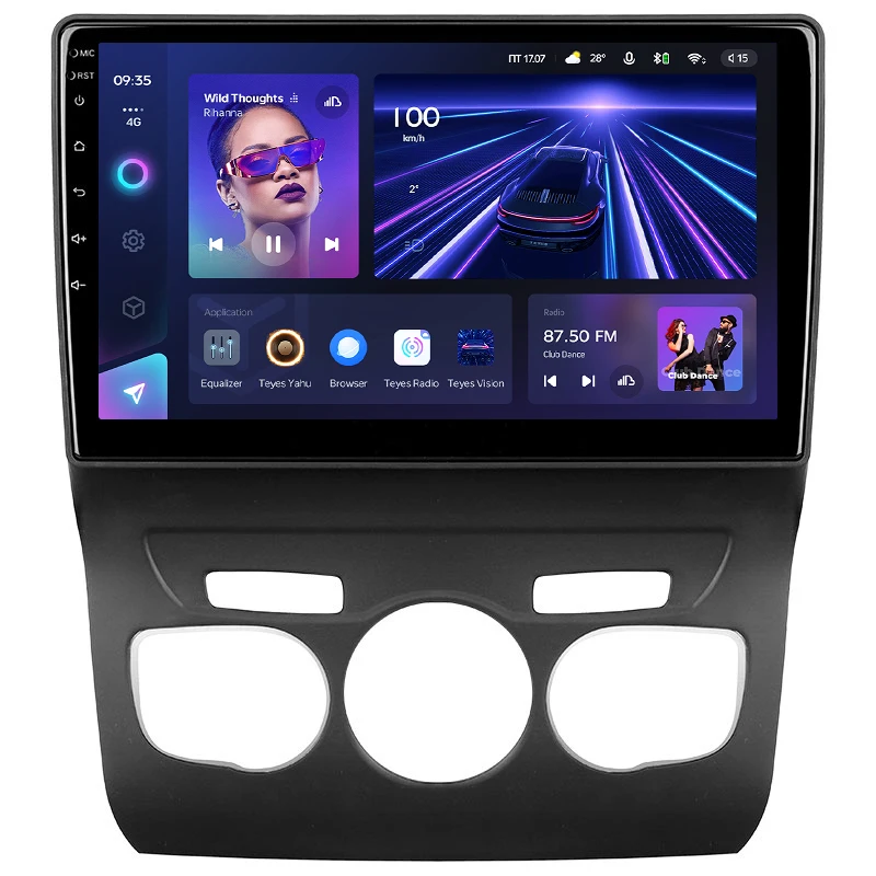 TEYES CC3 Car DVD Player For Citroen C4 2013-2016 10.2 Inch Car Video Audio Car DVD Player