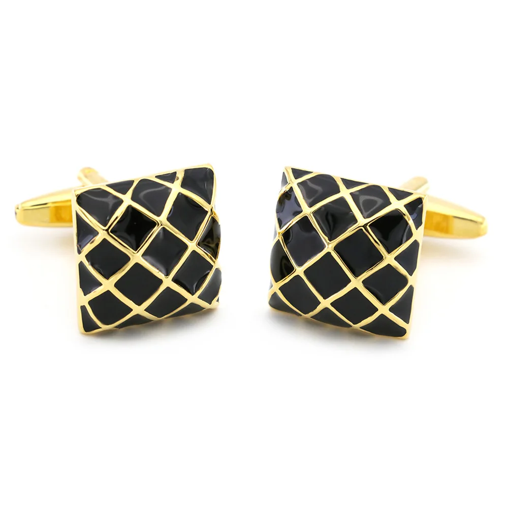 High end brass business mens dress shirts cufflink manufacturer