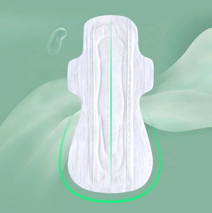 Private label pads cleanwear ultra thin hemp heavy flow sanitary pads with wings