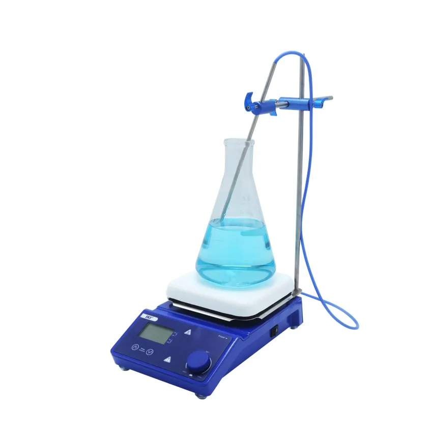 Digital magnetic stirrer with hotplate ceramic coating plate thermo control