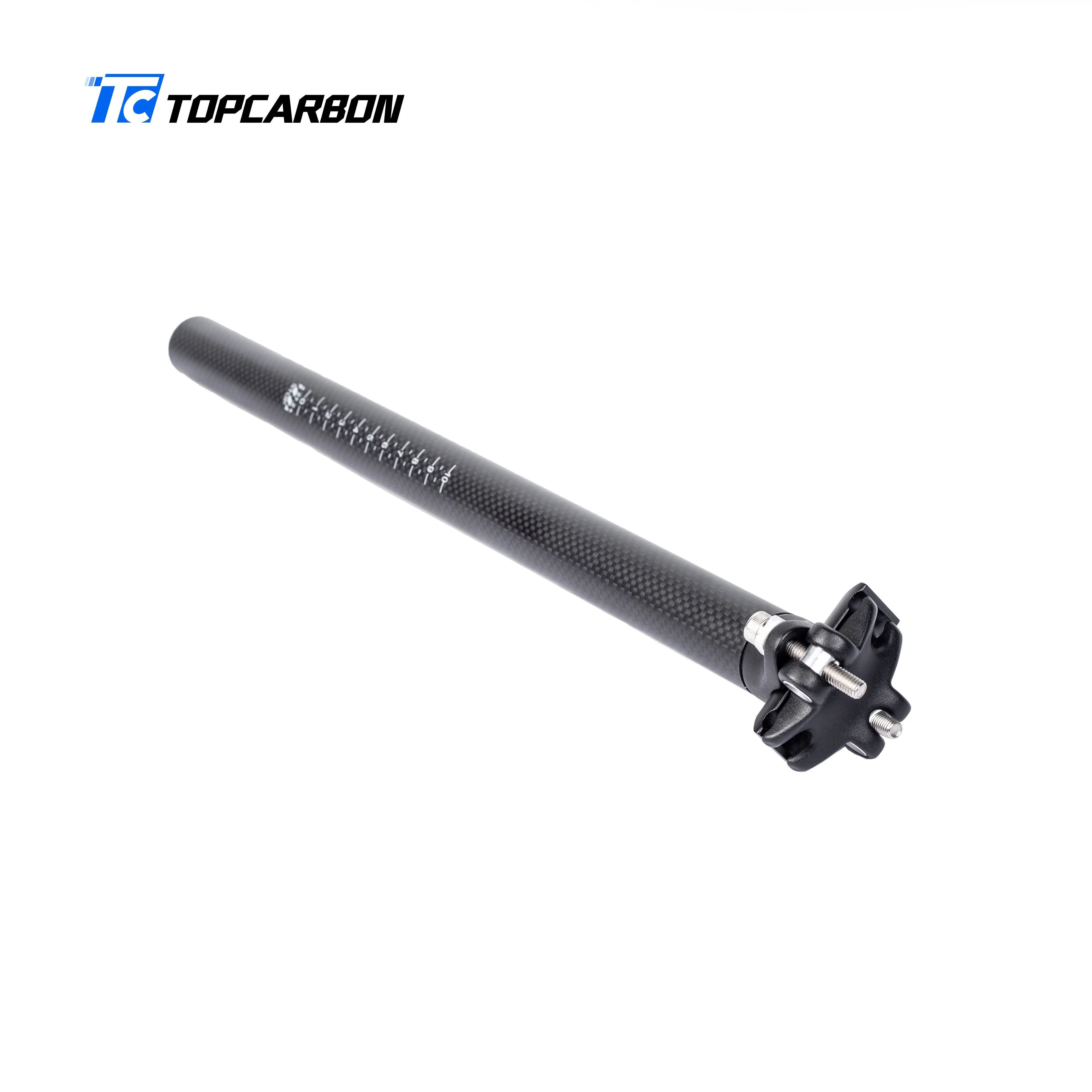 3K UD Full Carbon Fiber Alloy  Bicycle Seatpost Road Bike SeatPost Offset 6 Degree Bicycle parts 27.2/30.9/31.6*350/400mm