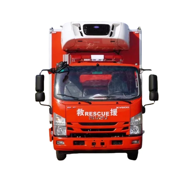 Isuzu KV100 Refrigerated Trucks 4x2 Japan Diesel Engine Light Truck Refrigerator Truck Refrigerator Car for sale