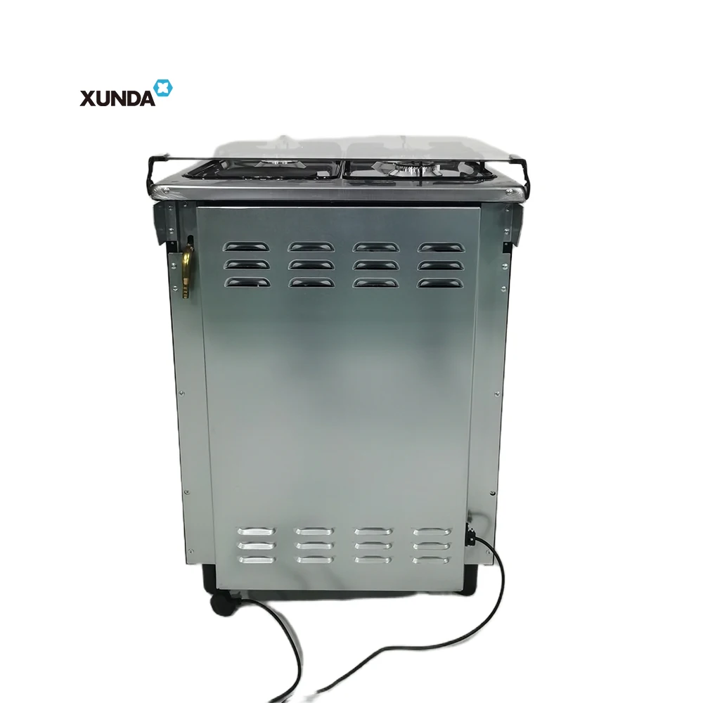 Xunda Modern Gas Cooker Free-Standing Oven 3 Burner 1 Hot Plate Gas Electric Stove 4 Burners Kitchen With Oven And Grill