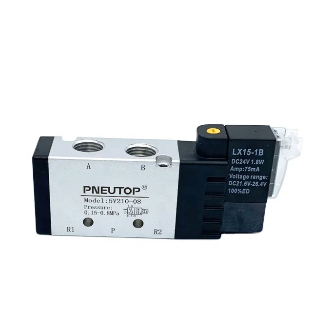 5V210-08 solenoid valve pneumatic air 5/2 directional control valve
